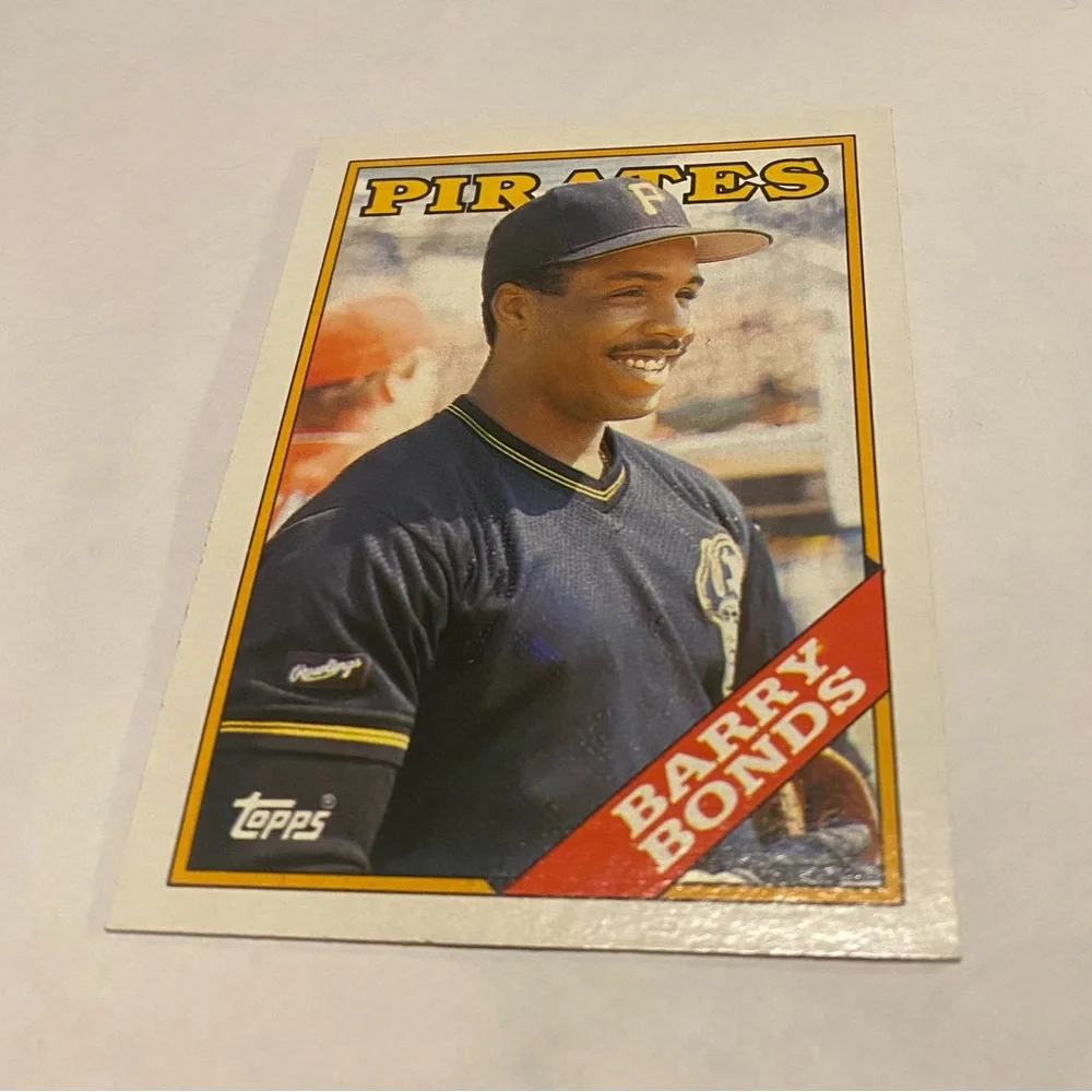 1988 Topps Baseball Card barry bonds